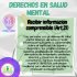 UN MES UN TEMA. OCTUBRE: SALUD MENTAL, SALUD MUNDIAL