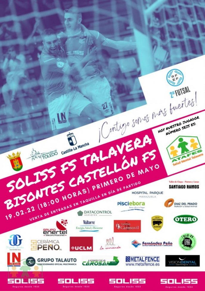 ATAFES será el jugador número 6 del Soliss Futbol Sala Talavera