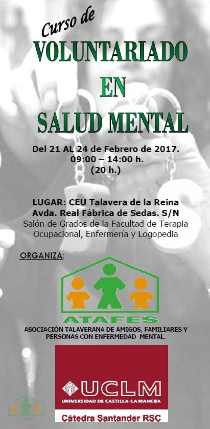 Curso Voluntariado en Salud Mental 2017