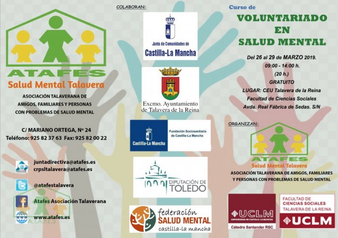 Curso de Voluntariado en Salud Mental