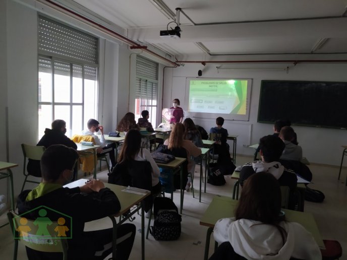 SENSIBILIZACION SOBRE SALUD MENTAL EN CENTROS DE SECUNDARIA TALAVERA