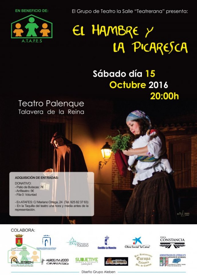 Teatro El Hambre y la Picaresca en Beneficio de ATAFES