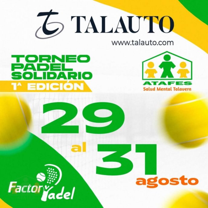 Torneo Pádel Solidario de ATAFES TALAVERA